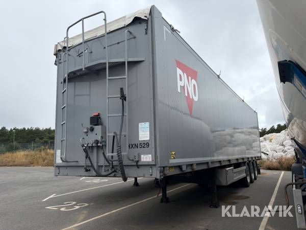 Trailer Kraker CF503, walking floor med öppningsbar sida