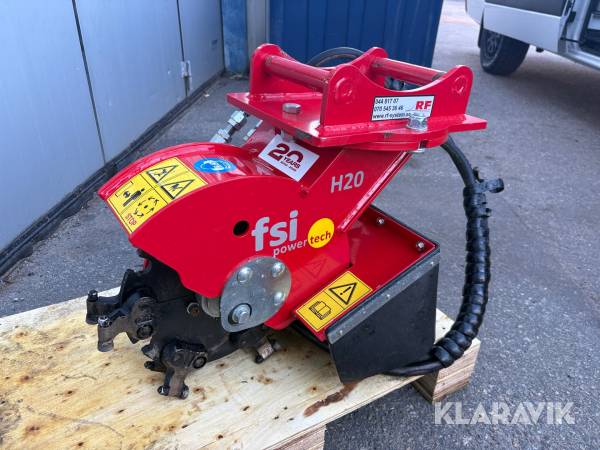 Hydraulisk Stubbfräs FSI Powertech FSI H20