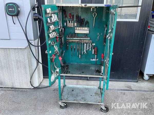 Verktygsskåp Kamasa-Tools med verktyg