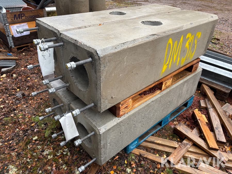 Fundament till fackverksmast 4st