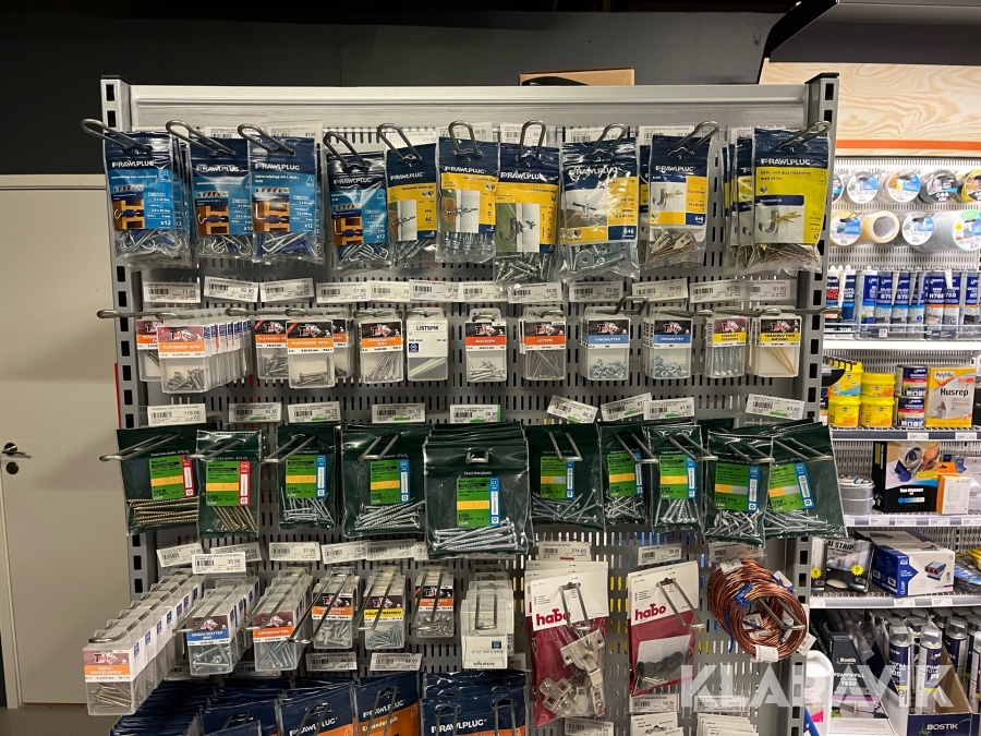 Parti med Infästning Tbite,Habo,Essve,Rawlplug