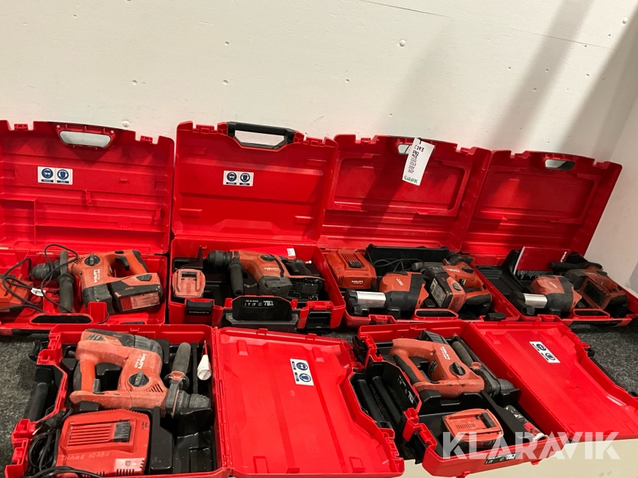 Borrhammare 6st Hilti TE 4-A22, TE 6-A22