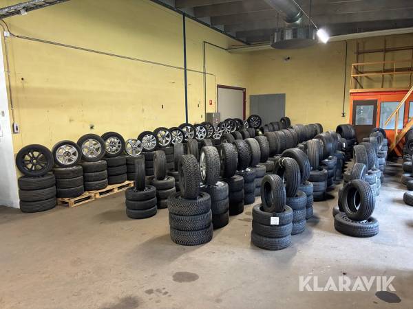 Parti med personbilsdäck