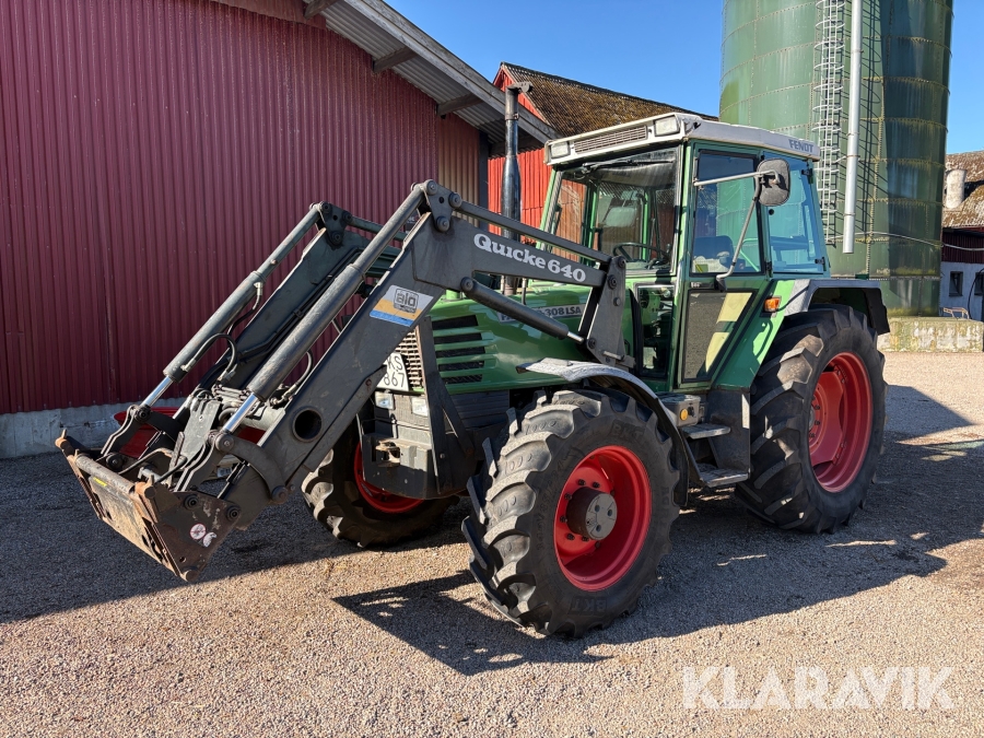 Traktor Fendt Farmer 308 LSA med frontlastare