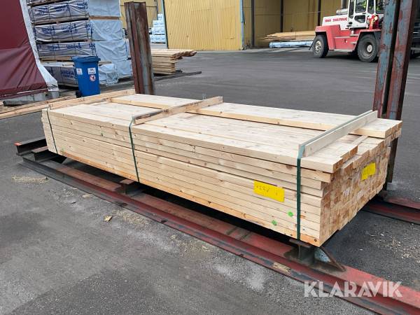 Virkespaket Hyvlat 45x120 261 Löpmeter