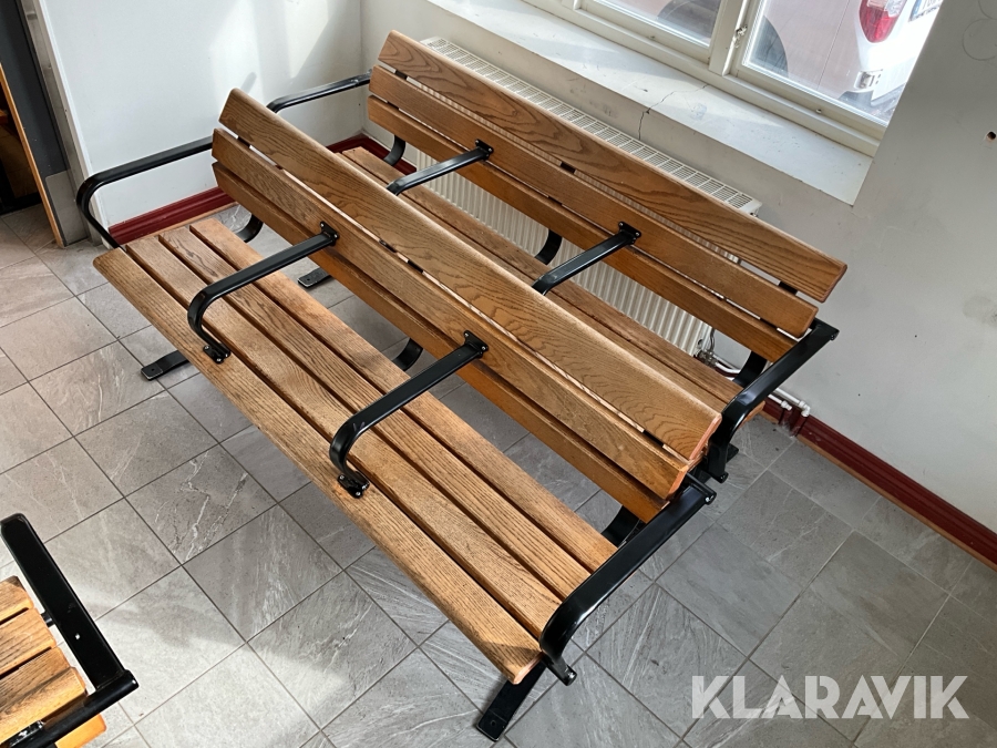 Parksoffa/Trädgårdsbänk Nola Sweden 2st