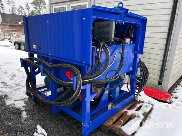 Hydraulpaket för kran med dubbla kraftuttag