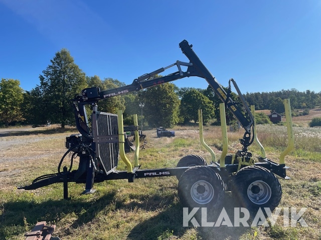 Skogsvagn Palms 8 ton med kran