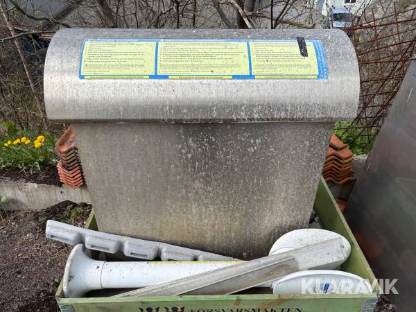Sugtömningsstation för båtar Zickert System