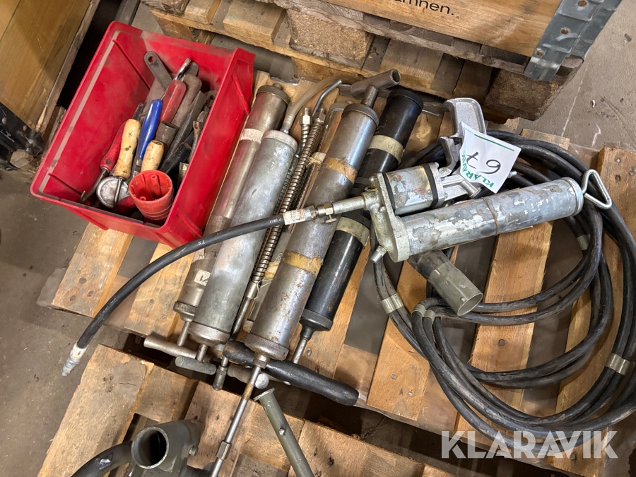 Fettsprutor & verktyg 1st halvpall