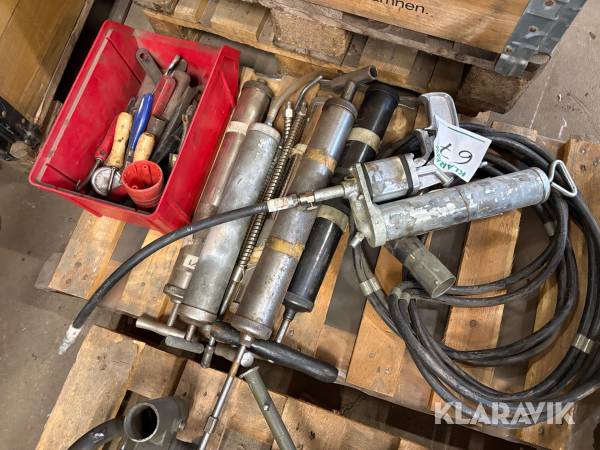 Fettsprutor & verktyg 1st halvpall