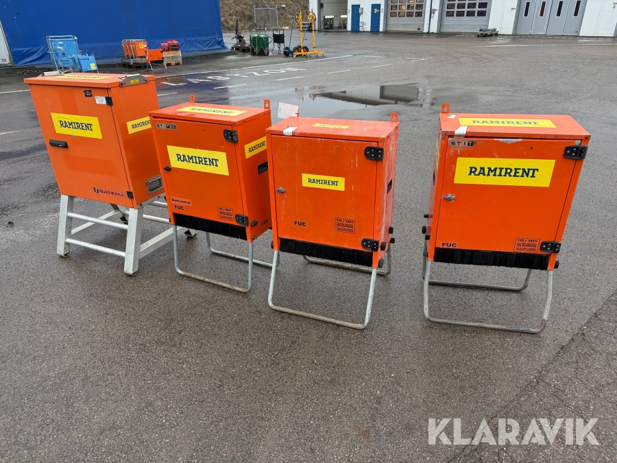 Centraler Satema, Stitec FUC100/1/60231, FUC100/1/60231, FUC125/1/4015, BEC100/006-3 4st