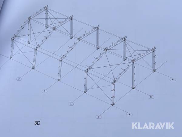 Maskinhall 20x10x4m