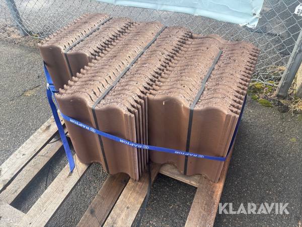 Takpannor Benders bruna 58st