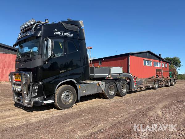 Lastbil Volvo FH16 med Vm trailer VM 35-3-RKSZTAO-S