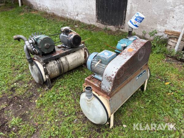 Vakuumpumpar Alfa-laval VP 76 & 700 2st