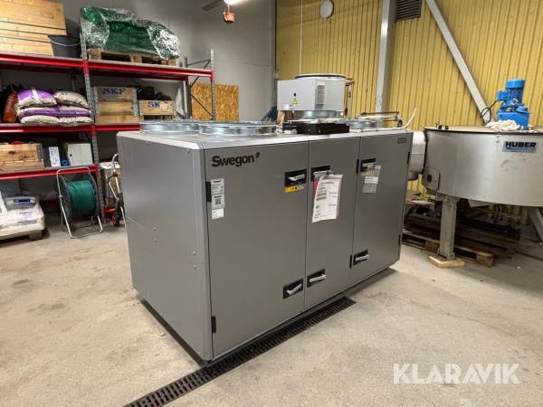 Ventilationsaggregat Swegon GOLD011FRXP01 med kanalisering
