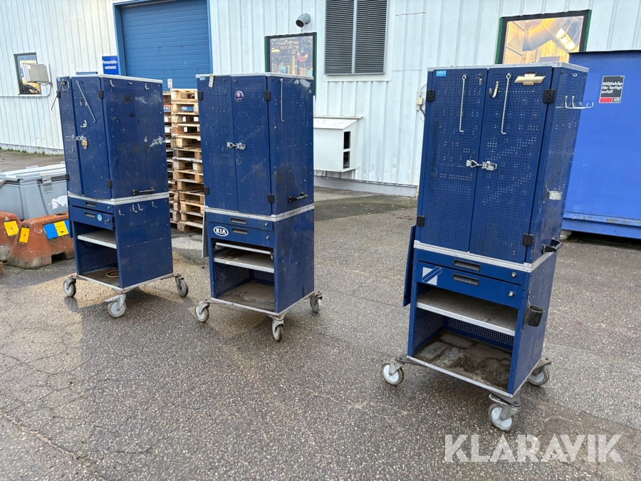 Verktygsskåp Indeco 3st