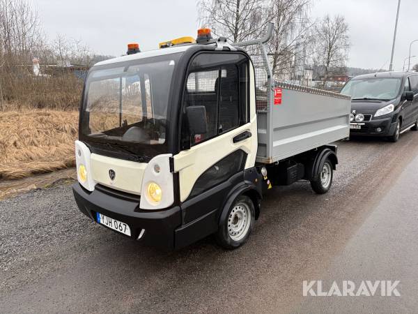 Elbil med tippflak Guopil G5