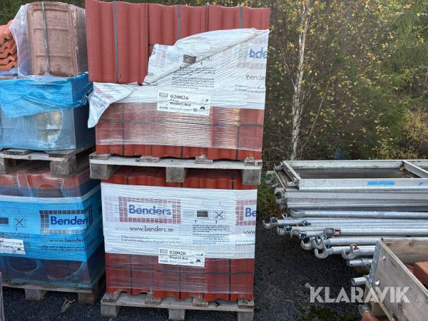 Taktegel Benders Palema Benderit Röd 480st