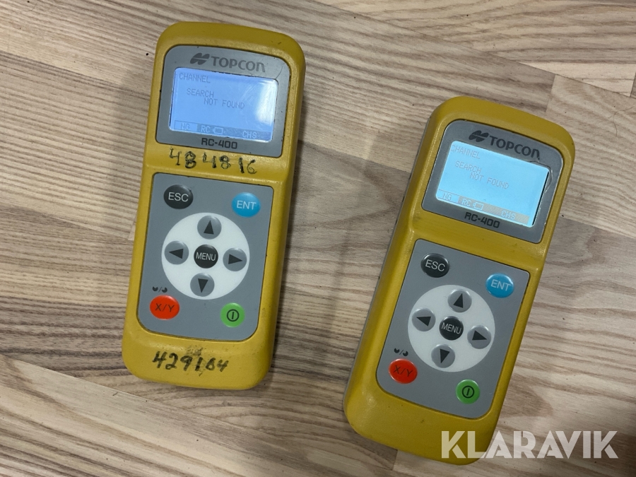 Fjärrkontroll Topcon RC-400 2st