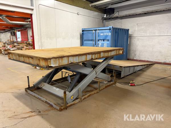 Lyftbord Marco M4 5000kg med ramp