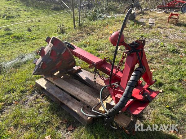 Markberedningsaggregat till trepunktsfäste