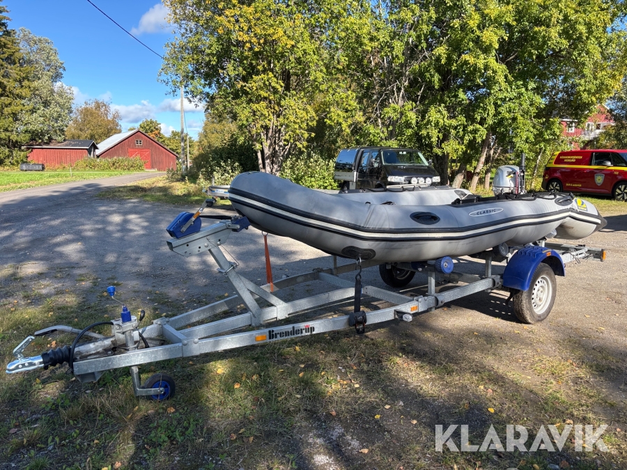 Ribbåt Zodiac M2 Classic med trailer 80km/h