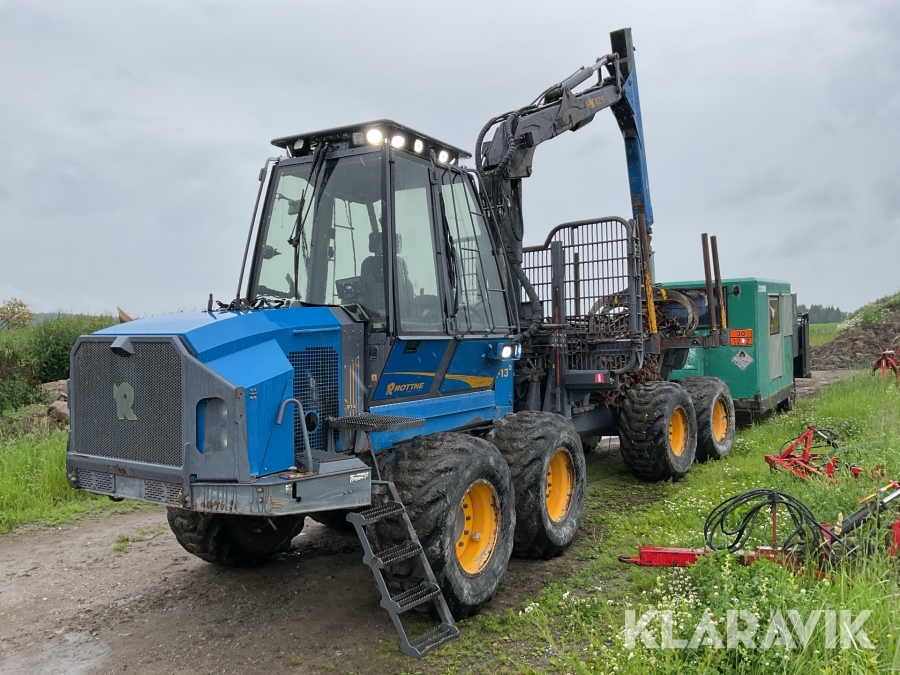 Skotare Rottne F13D med depåvagn