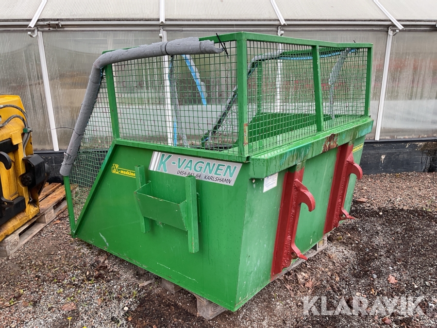 Frontlastarcontainer K-vagnen  SMS/Trima