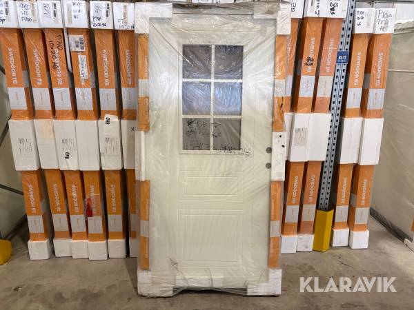 Ytterdörr Swedoor Clever-line besl 10 p710 vänster cotswold glas