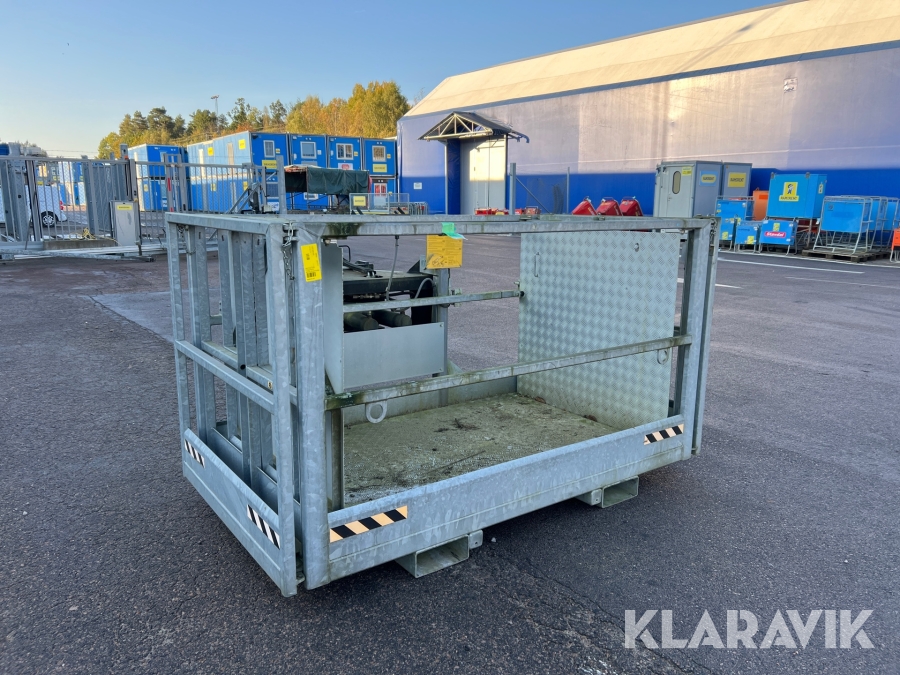 Arbetsplattform Manitou Workplattform för teleskoptruck