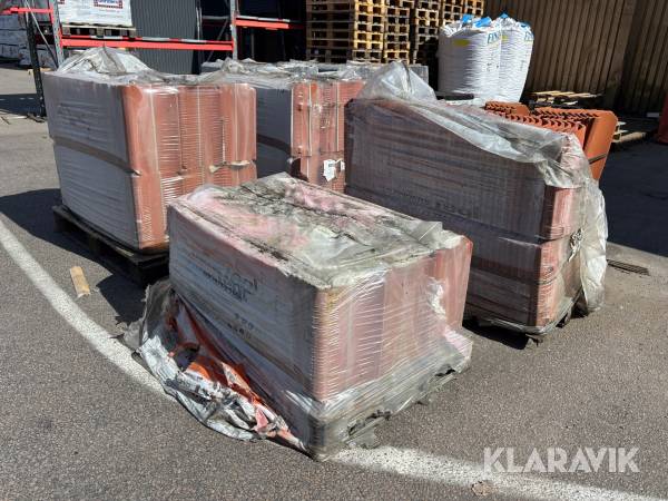 Taktegel Höjslev 1 kupig ofalsad 800 st