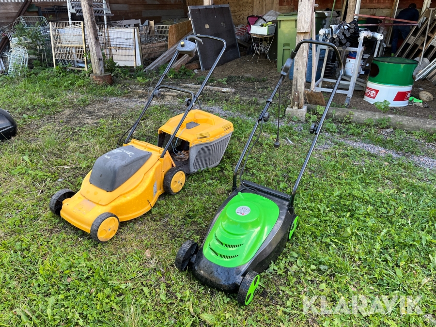 Gräsklippare 2 st El Do-it, Stiga N1F-KZ-340H, E401