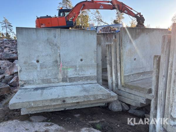 L-stöd 2000x1600mm 20kN 8st
