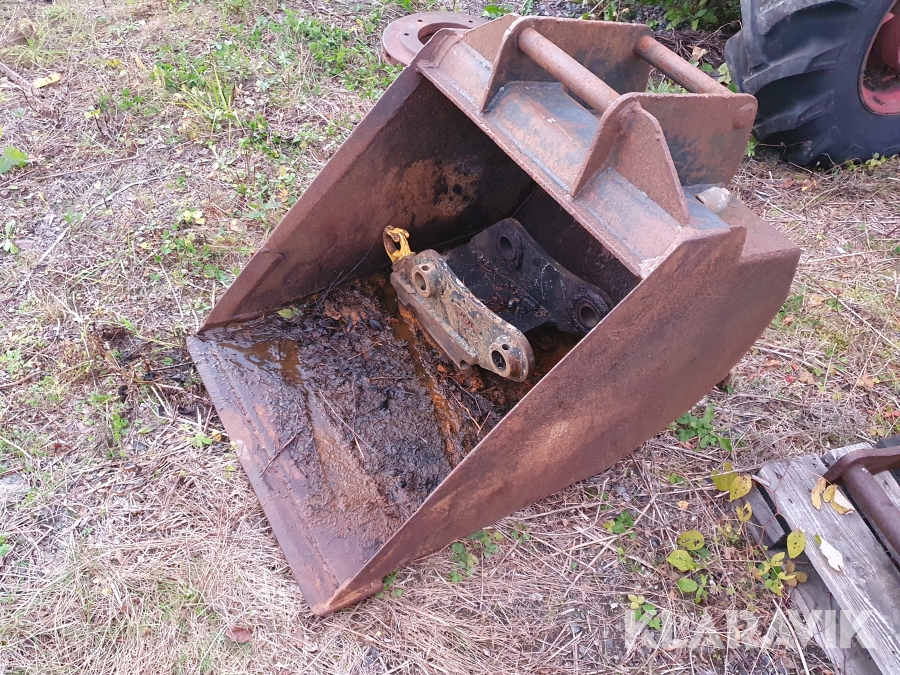 Grävskopa + snabbfäste Hydrema 45