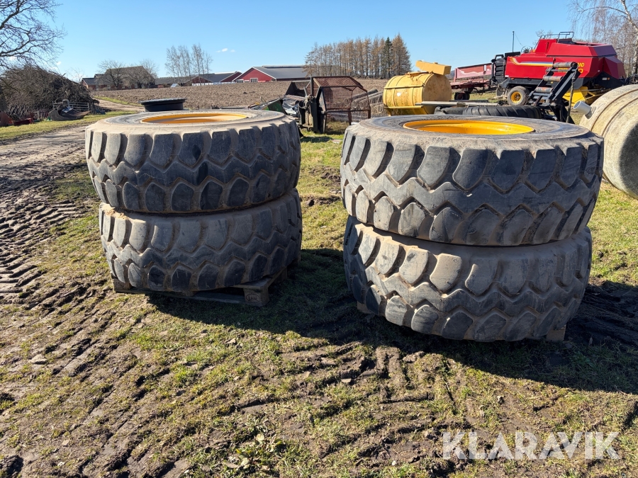 Entreprenadhjul Goodyear 20.5R25 till Volvo L60