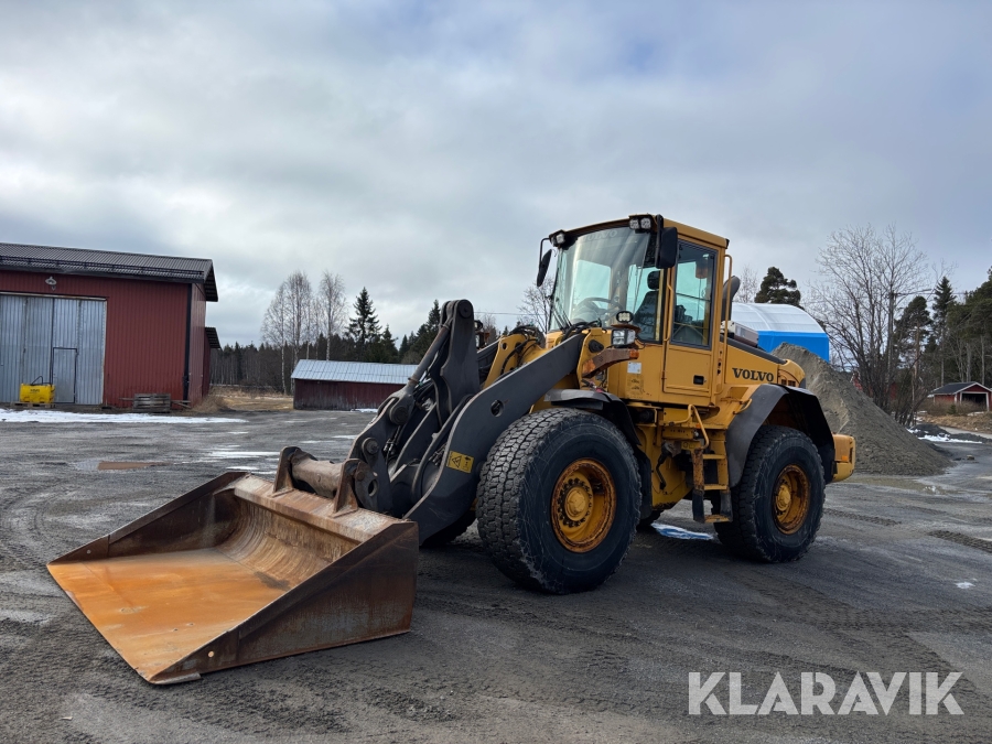 Hjullastare Volvo L90E med Planerskopa