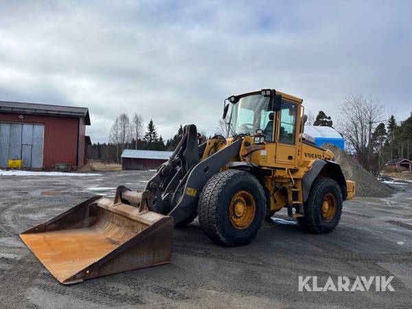 Hjullastare Volvo L90E med Planerskopa
