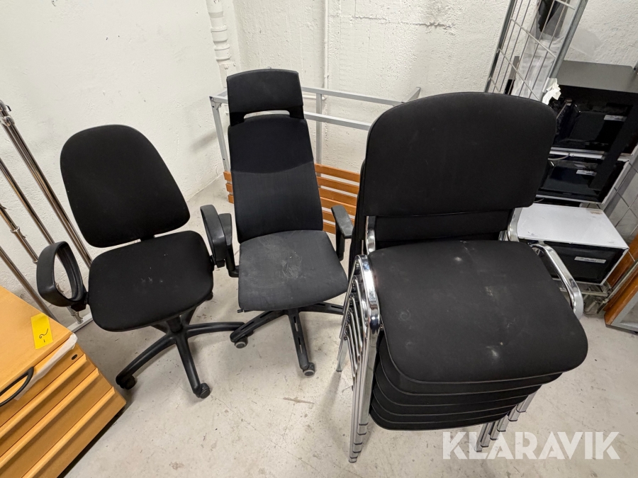 Kontorsstolar 8st
