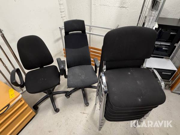 Kontorsstolar 8st