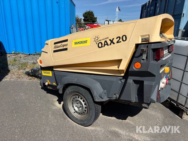 Generator / Elverk Atlas Copco QAX20 400V-3 PE 20KVA