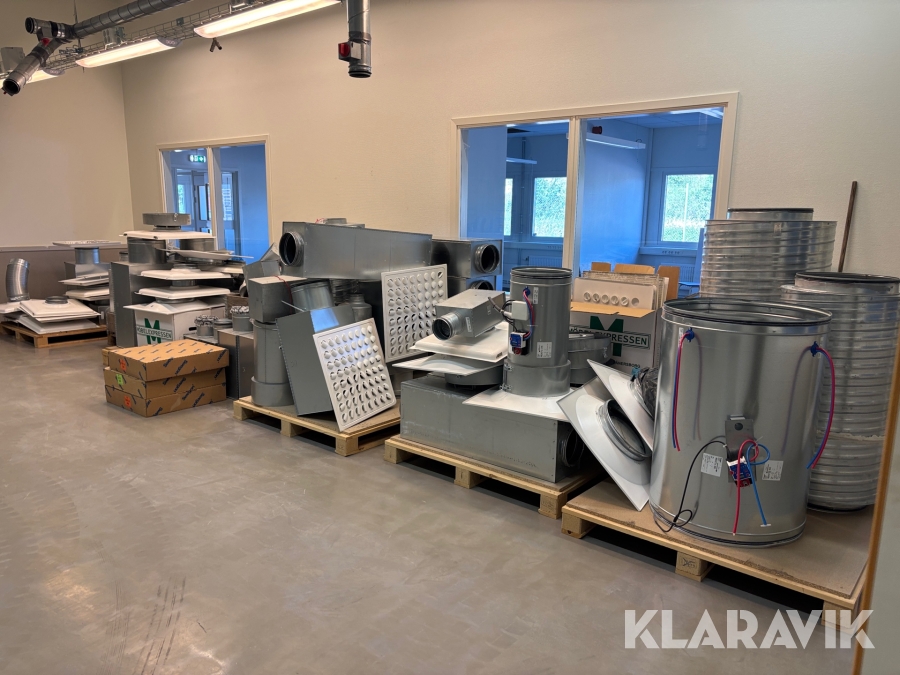 Ventilationsdelar Swegon stort parti