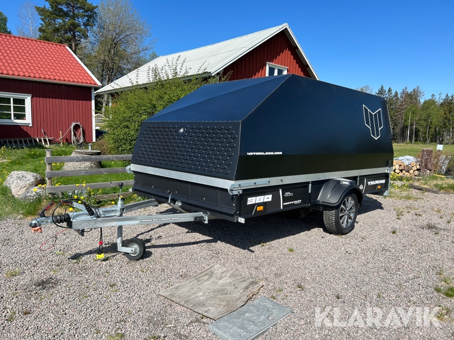Släp med Tipp och kåpa North Grade 380 Touring