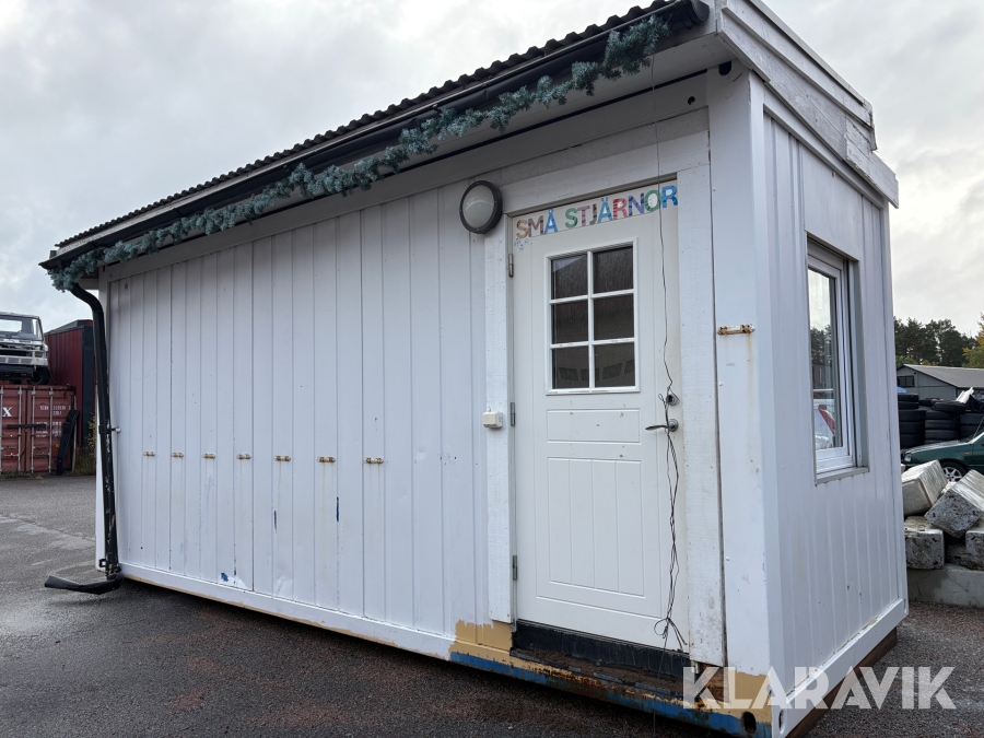 Containerbod isolerad