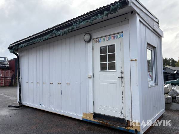 Containerbod isolerad