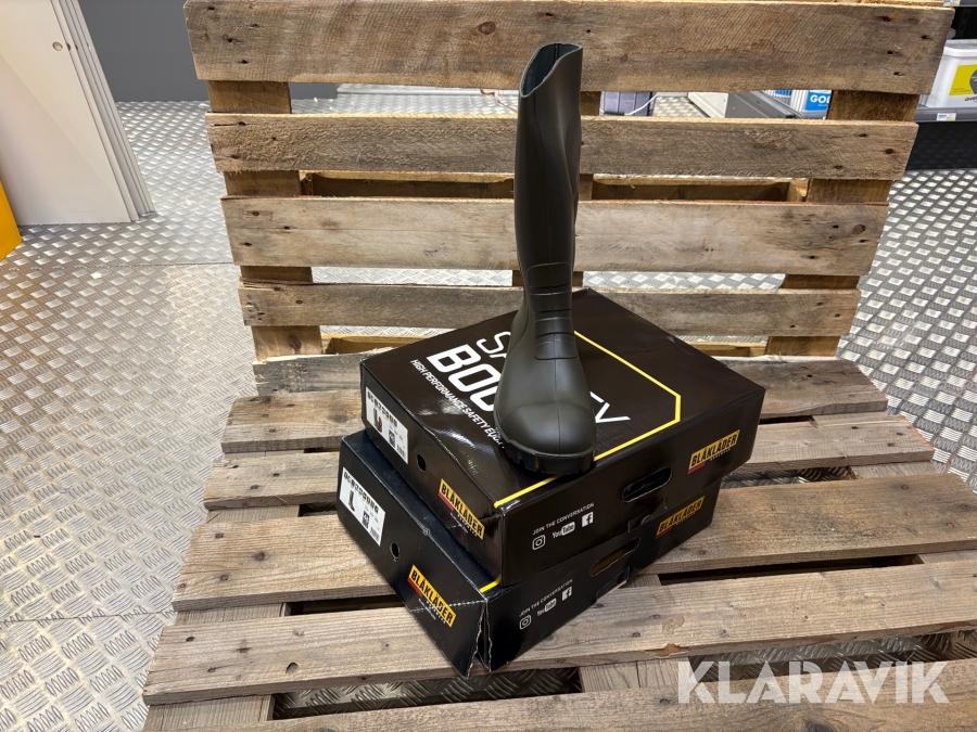 Gummistövel 2 st Blåkläder 2421 klass S3 med stålhätta och spiktramp