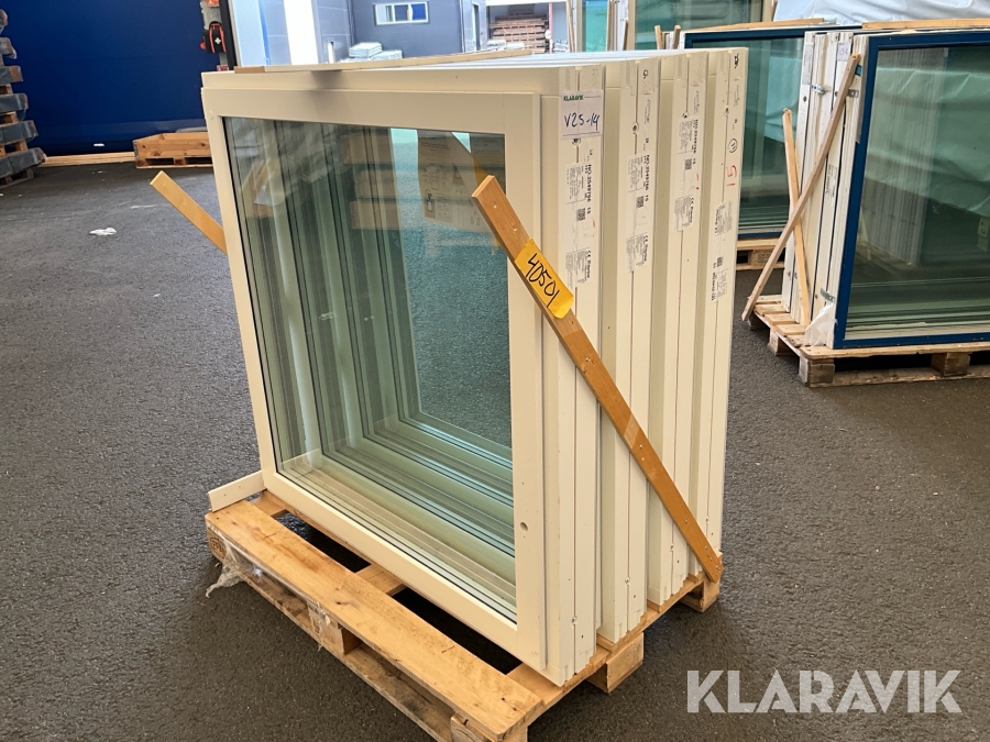 Fönster trä/aluminium Nordan 4st