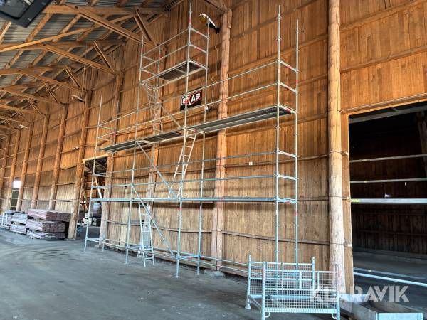 Byggställning 8,5x6 Altrad med gaveltopp modul stål