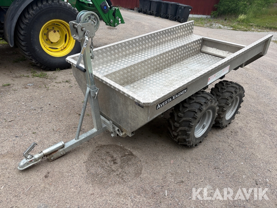 Släp till ATV Avesta-vagnen med tipp och vinsch